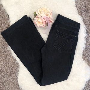 Size 29 7FAM Dojo Black jeans